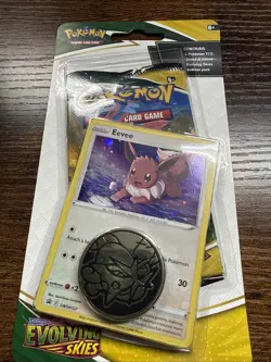 POKEMON TCG Eevee Sword & Shield Evolving Skies checklane booster 1 pack - Image 2