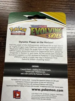 POKEMON TCG Eevee Sword & Shield Evolving Skies checklane booster 1 pack - Image 5