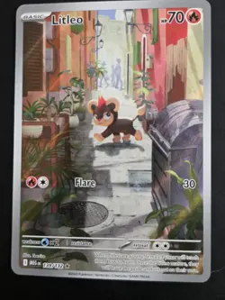 2025 POKEMON TCG LITLEO 139 MEGA EVOLUTION BASE SET ILLUSTRATION RARE HOLO MINT - Image 1