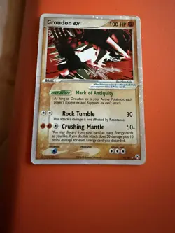 Groudon Ex 93/101 Ex Hidden Legends Holo Rare Pokemon - Image 3