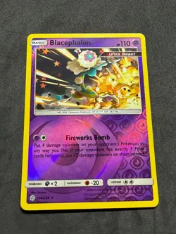 Blacephalon 104/236 Holo Rare Cosmic Eclipse Pokemon Reverse Holo Near Mint - Image 2