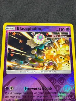 Blacephalon 104/236 Holo Rare Cosmic Eclipse Pokemon Reverse Holo Near Mint - Image 3