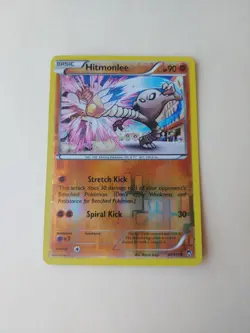 Hitmonlee 47/111 XY - Furious Fists Reverse Holo Pokemon TCG - LP - Image 1