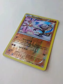 Hitmonlee 47/111 XY - Furious Fists Reverse Holo Pokemon TCG - LP - Image 2