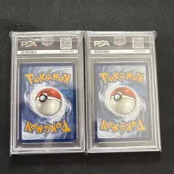 Pokemon 151 English - Giovanni’s Charisma 204/165 & Omanyte 180/165 PSA 8 - Image 2