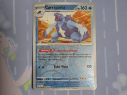 Carracosta 038/142 Stellar Crown Reverse Holo Pokemon TCG - Image 1