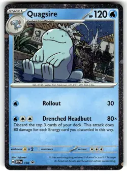 Pokemon TCG Quagsire Black Star Promo SVP 156 Surging Sparks NM - Image 1