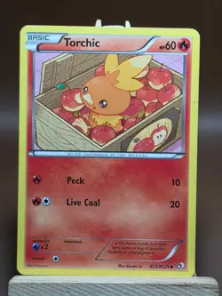 HP Torchic RC5/RC25 Legendary Treasures: Radiant Collection Starfoil Pokemon - Image 1