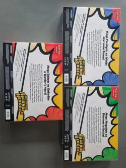 POKEMON ASCENDED HEROES MEGA EX BOX FULL SET SEALED FERALIGATR EMBOAR MEGANIUM - Image 4