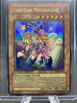 konami yugioh toon dark magician girl series 2 SP2-EN002 ultra rare holo - Image 1