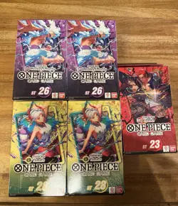 One Piece Card Game Starter Deck Lot ST-23 ST-26 ST-28 Shanks Luffy Yamato - Image 1