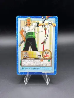 Roronoa Zoro S52 Carddass Hyper Battle Japanese One Piece Heavily Played - Image 1