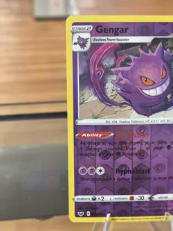Gengar 085/202 Sword & Shield Holo Rare Pokemon Card Free Shipping! - Image 5