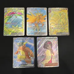 Lot of 5 Ultra Rare Pokemon Cards From Scarlet And Violet 151 - Image 1