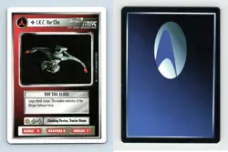 I.K.C Vor'Cha - Star Trek Premiere Unlimited 1995 Common CCG Card - Image 1