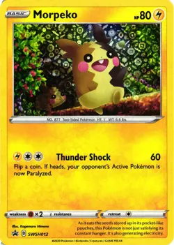 Morpeko Holo Promo SWSH: Sword & Shield Promo Cards SWSH012 NM - Image 1