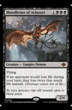 MTG Bloodletter of Aclazotz - Promo pack, NM-Mint, English Promo Pack: The Lost - Image 1