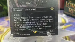 MTG Orcish Bowmasters BORDERLESS Foil The Lord of the Rings 433 Nm Mint RARE - Image 4