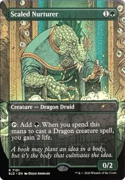 MTG Scaled Nurturer - Foil, Secret Lair Drop Series, Near Mint, English - Image 1