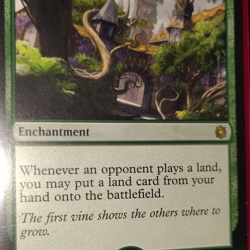 Burgeoning Conspiracy Take the Crown Rare Green Enchantment Wizards 178 English - Image 1