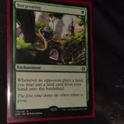 Burgeoning Conspiracy Take the Crown Rare Green Enchantment Wizards 178 English - Image 2