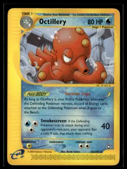 Octillery 26/147 Aquapolis Rare Pokemon - Image 1