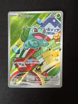 Bulbasaur 037 Pokemon TCG 30th Anniversary Black Star Promo First Partner Kanto - Image 1