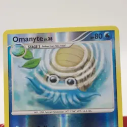 Pokemon TCG Omanyte 70/99 Arceus Reverse Holo Common Stage 1 HP 80 2009 - Image 2