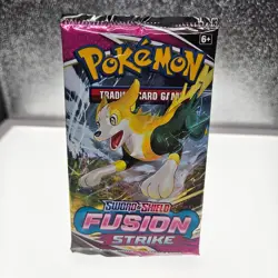Pokemon TCG Sword & Shield Fusion Strike Booster Pack Nice Artwork Sealed - Image 5