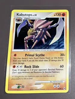 Kabutops Holo Rare 4/99 - Platinum Arceus Pokemon - Image 1