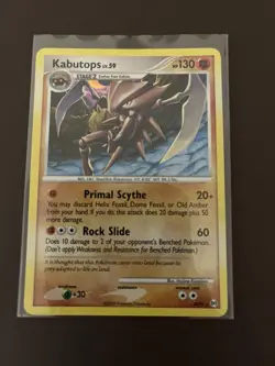 Kabutops Holo Rare 4/99 - Platinum Arceus Pokemon - Image 3