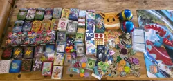 Pokemon TCG Accessories Bundle Dice, Sleeves, Coins, Playmat, Energy, Mini Tins - Image 1