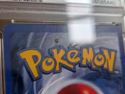 Pokemon - PIKACHU RED CHEEKS) SHADOWLESS Base 58/102 - PSA 6 -staining on back - Image 4