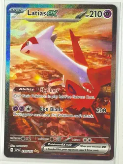 Pokemon Latias ex 239/191 Surging Sparks Special Illustration Rare Full Art Holo - Image 1