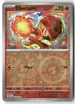 Charcadet 29/142 Common Stellar Crown Pokemon Reverse Holo Near Mint - Image 1