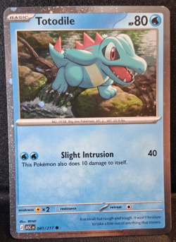 Totodile 041/217 Cosmos Holo Common Promo Ascended Heroes Pokemon TCG - Image 1