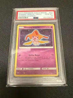 PSA 10 Shining Jirachi Shining Legends 42/73 Holo Shiny Holo Pokemon TCG - Image 1