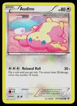 Pokemon Card - Audino Legendary Treasures: Radiant Collection RC17/RC25 Holo - Image 1