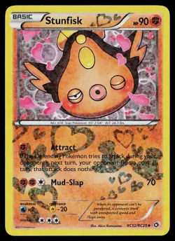Pokemon Card - Stunfisk Legendary Treasures: Radiant Collection RC12/RC25 Holo - Image 1