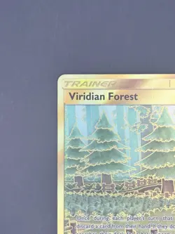 Viridian Forest - 256/236 Gold Secret Rare Unified Minds Pokemon TCG Card LP/NM - Image 4