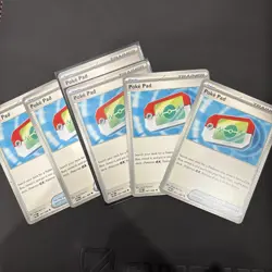 (6 count) Pokemon TCG Poke Pad 081/088 Trainer Item Cards Lot - S&V NM - Image 1