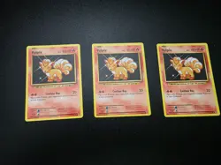 Pokemon - Vulpix -3 Card Lot - 2016 - HP-LP #L34 - Image 1
