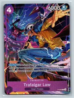 Trafalgar Law Illustration Box P-093 One Piece Promo Cards One Piece Foil NM - Image 1