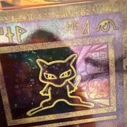 CGC Blue Label 9 Mint Ancient Mew Holo w/SWIRL 2000 Movie Promo Pokemon TCG Card - Image 5