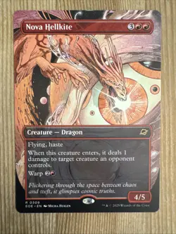 Nova Hellkite - NON FOIL - Borderless Edge of Eternities MTG NM - Image 1