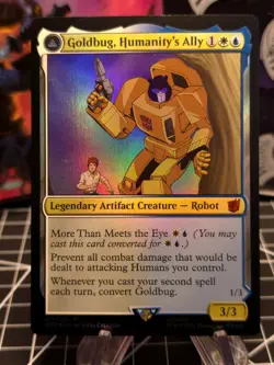 FOIL Goldbug, Humanity's Ally Universes Beyond: Transformers NM - Image 1