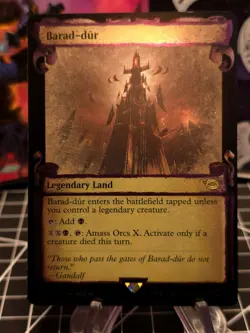 FOIL Barad-dur (Showcase Scrolls) Universes Beyond: The Lord of the Rings: Tales - Image 1