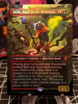 FOIL Bello, Bard of the Brambles (Borderless) Commander: Bloomburrow NM - Image 1