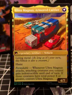 FOIL Ultra Magnus, Tactician Universes Beyond: Transformers LP - Image 2