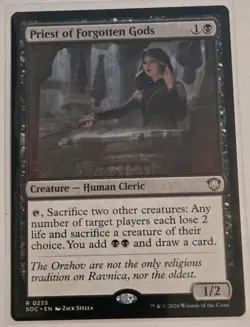 Priest of Forgotten Gods Commander: Secrets of Strixhaven Regular - Image 1